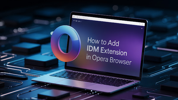 how to add idm extension in opera browser