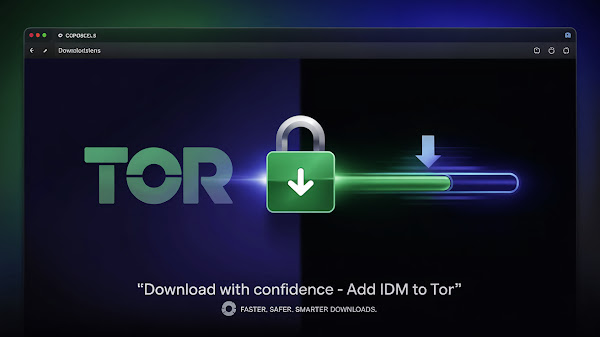 Add IDM Extension in TOR Browser