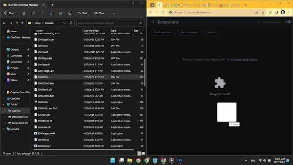 Install IDM Extension via CRX File
