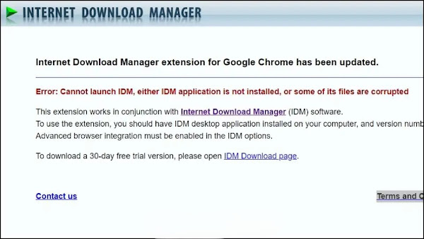 Fix Cannot Launch IDM Error - IDM Application Not Installed or Corrupted Files