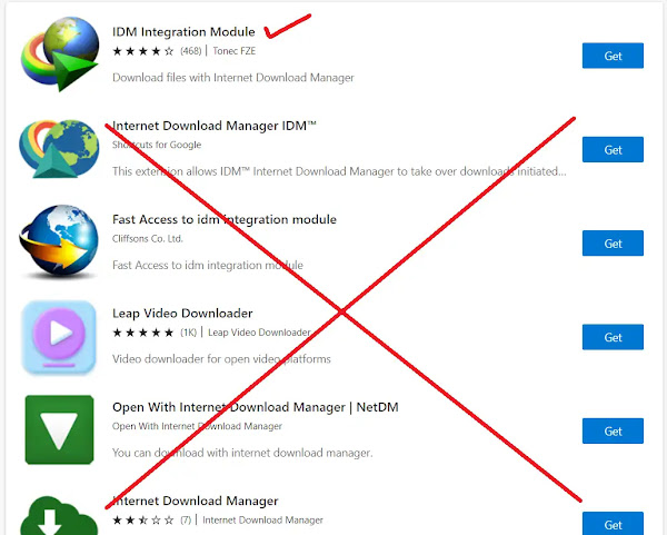 Fake IDM Extensions in Edge