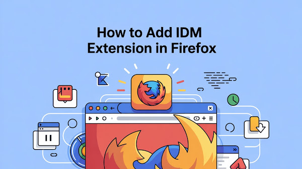 how to add idm extension in firefox