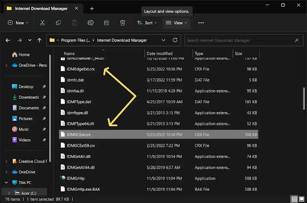 Find IDM CC File for Edge